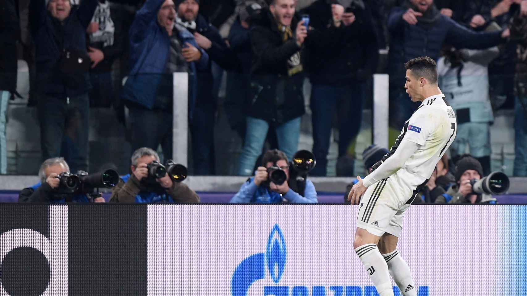 La polémica celebración de Cristiano Ronaldo ante el Atleti en 2019