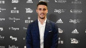 Mario Hermoso, en la VI Cena Pirata. Foto: Twitter (@RCDEspanyol)