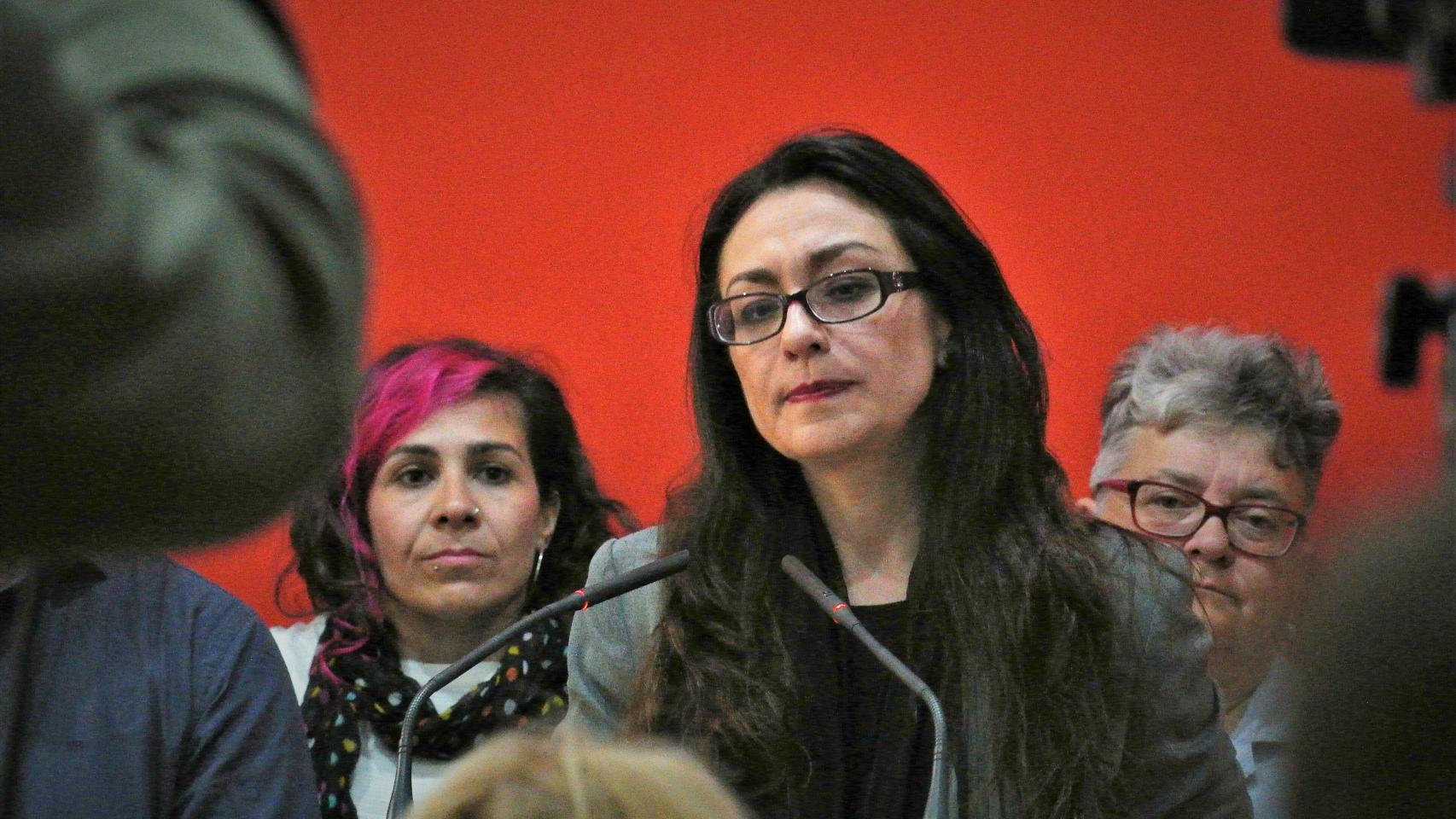 Sol Sánchez, candidata de IU a la Comunidad de Madrid.