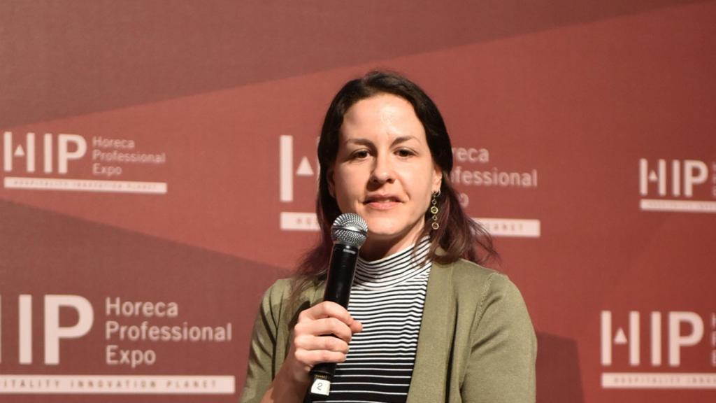 Joelle Renstrom, durante su participación en HIP 2019.