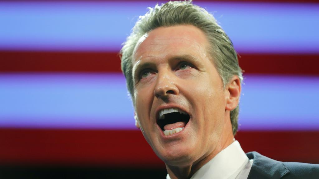 El gobernador demócrata de California, Gavin Newsom.