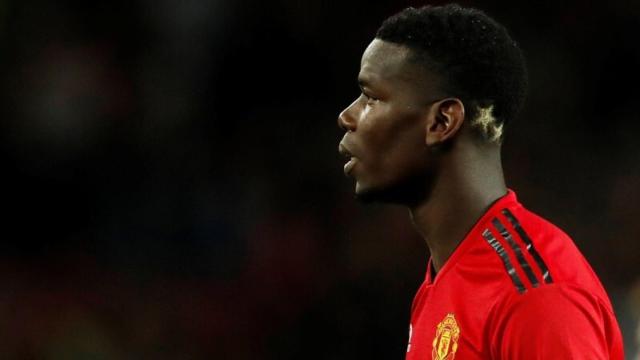 Paul Pogba, durante un partido del Manchester United