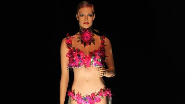 Una de las versiones del vestido bikini de Cristina Pedroche.