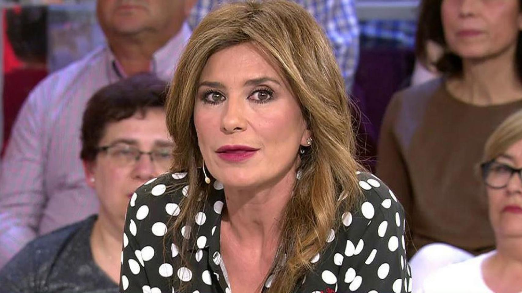 Gema López en el programa 'Sálvame'.