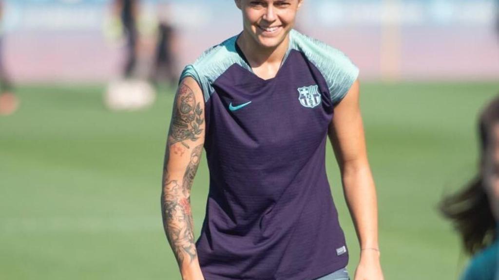 Mapi León, jugadora del FC Barcelona femenino Foto: Instagram (@marialeonn16)