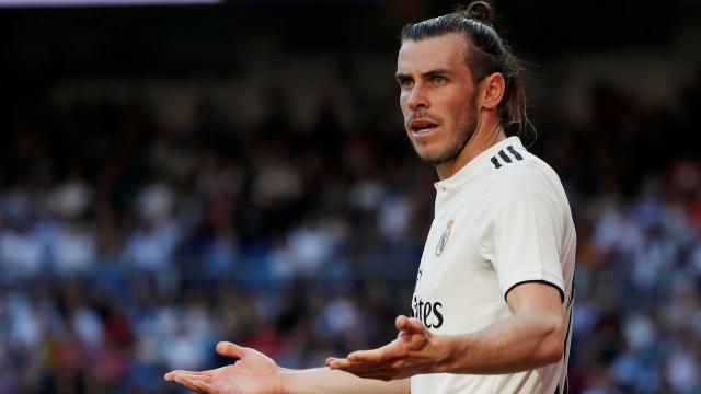 Gareth Bale en un partido del Real Madrid