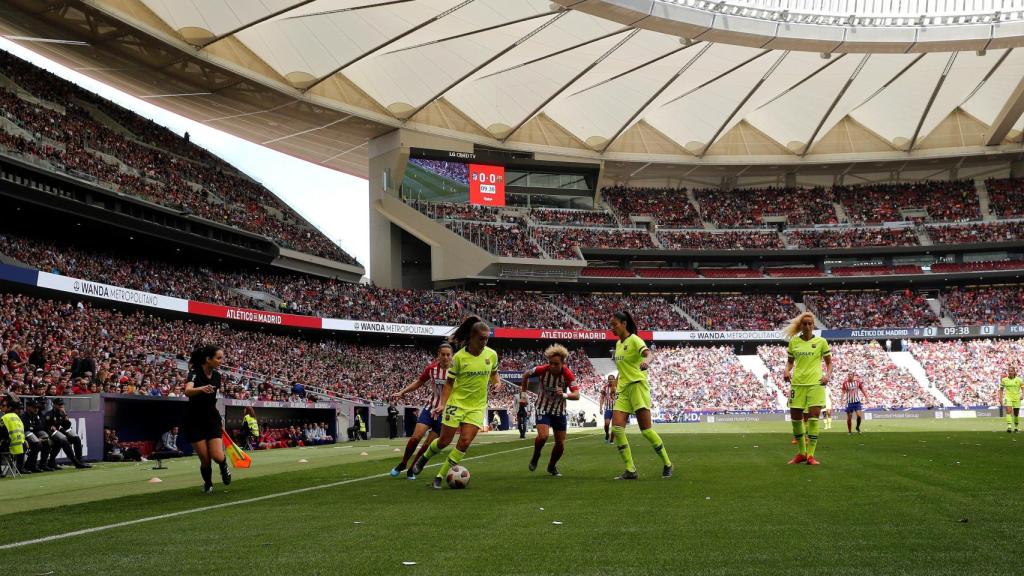 Atlético de Madrid femenino - Barcelona femenino en el Wanda Metropolitano