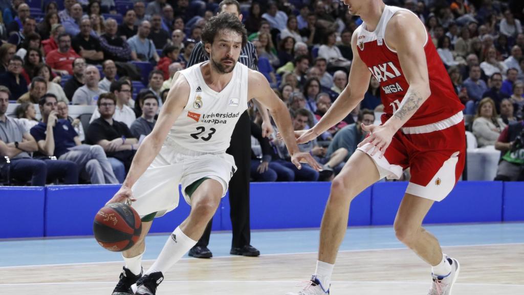 Sergio Llull contra el Baxi Manresa