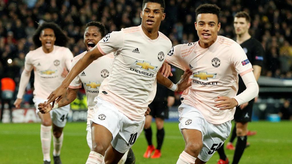 Rashford tras meterle el gol definitivo al PSG