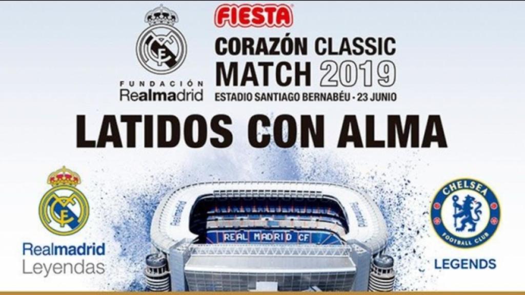 Real Madrid - Chelsea: Corazón Classic Match 2019 - Latidos con Alma