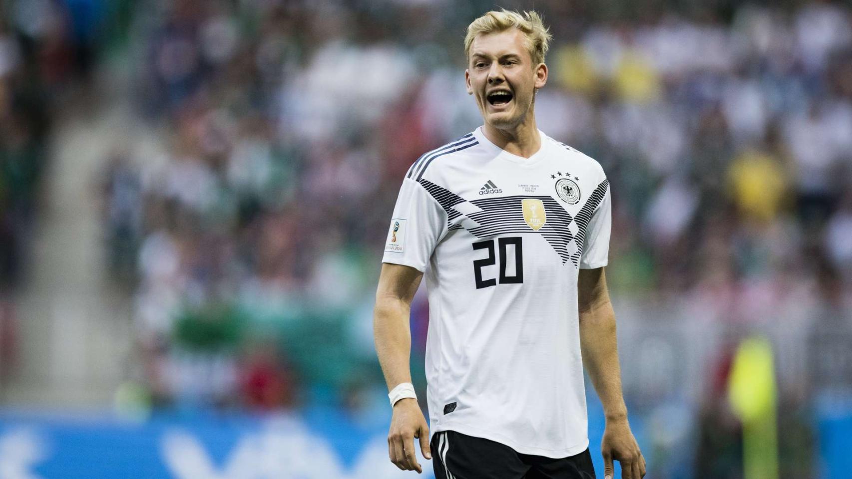 Julian Brandt, con la selección alemana. Foto: bayer04.de