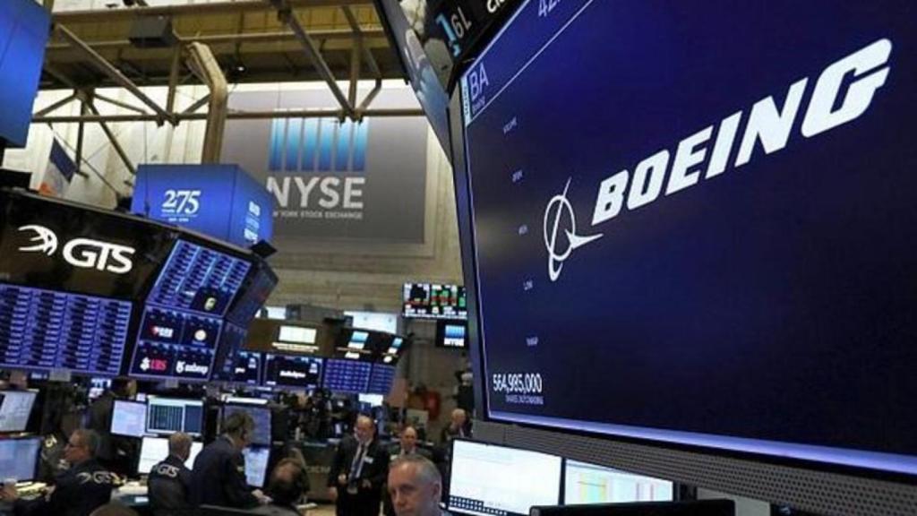 Boeing en Wall Street.