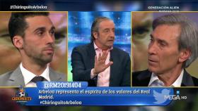 Lobo Carrasco en El Chiringuito. Foto: Twitter. (@elchiringuitotv)