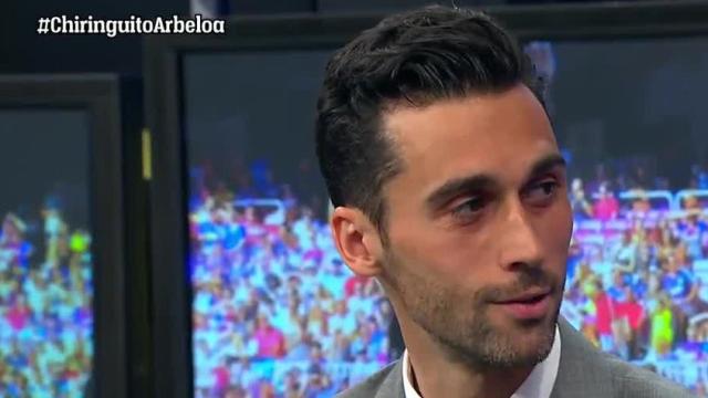 Álvaro Arbeloa en El Chiringuito. Foto: Twitter. (@elchiringuitotv)