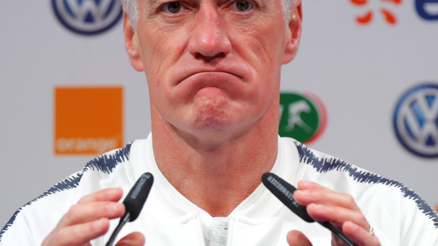 Deschamps en rueda de prensa