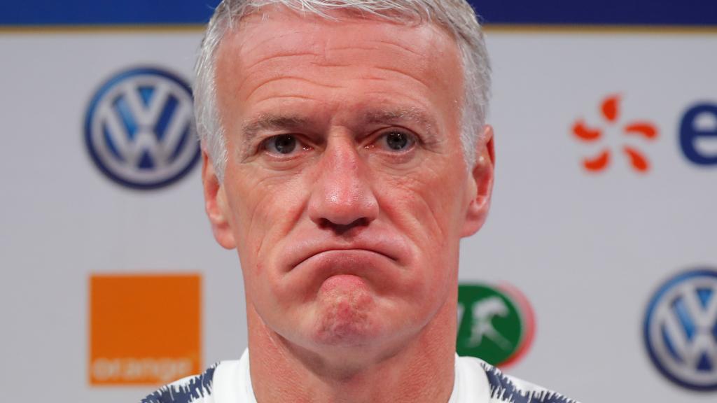 Deschamps en rueda de prensa