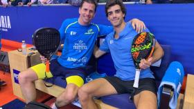 Paquito Navarro y Juan Lebrón. Foto: worldpadeltour