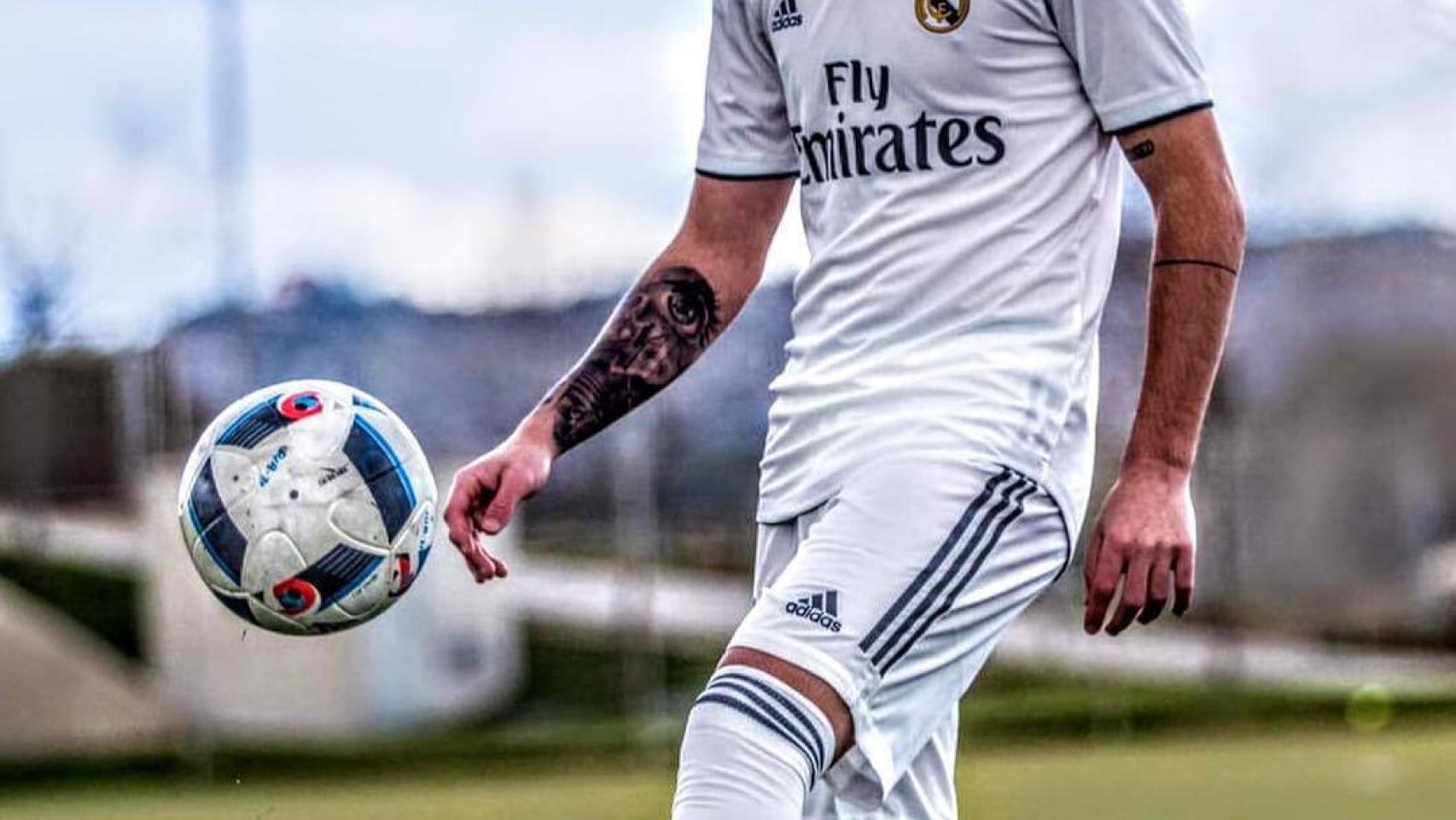 Vassi, jugador del Juvenil B del Real Madrid. Foto: Instagram (@_vassilakis)