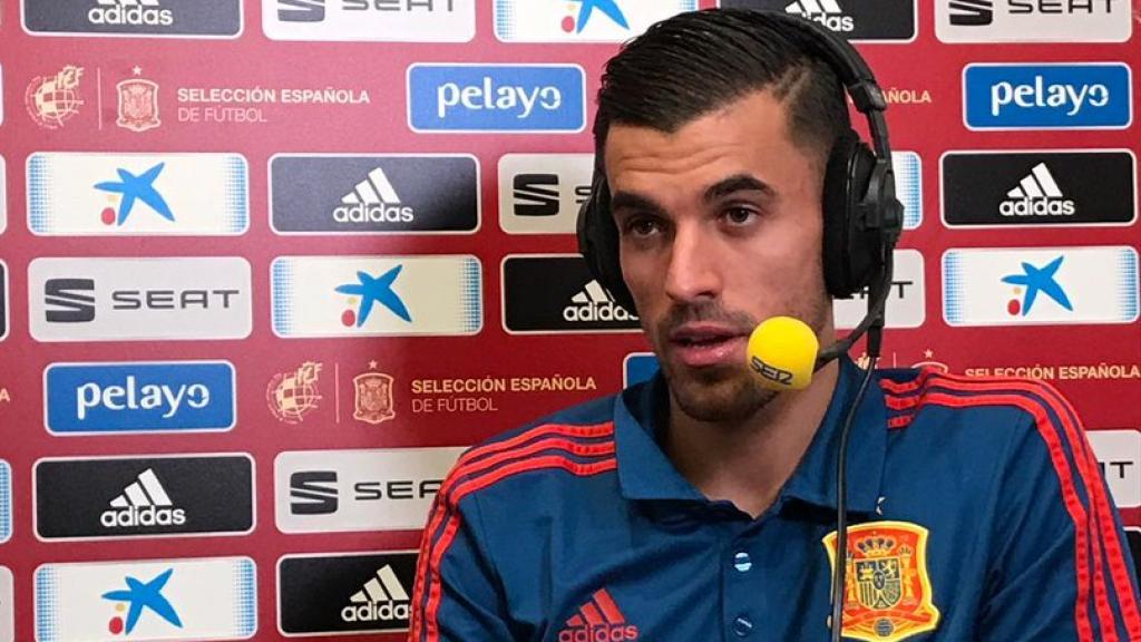 Dani Ceballos, en El Larguero de la Cadena SER. Foto: Twitter (@ellarguero)