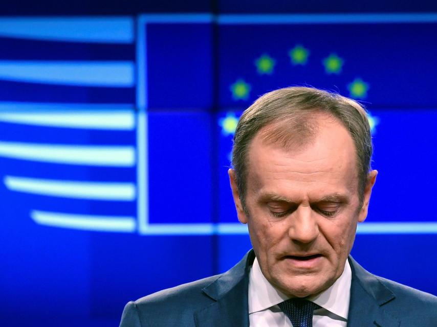 El presidente del Consejo Europeo, Donald Tusk, lanza un ultimátum a Londres