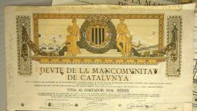 Deuda de la Mancomunidad Catalana, expuesta con motivo de su centenario