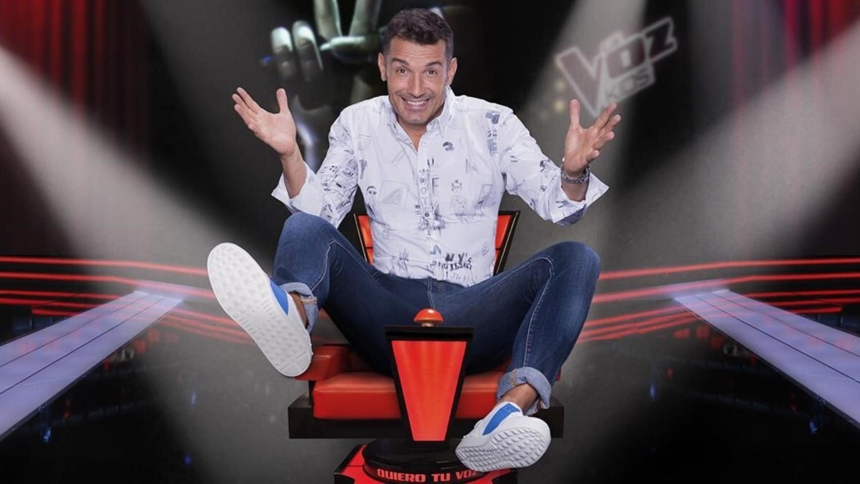 Jesús Vázquez en 'La Voz'.