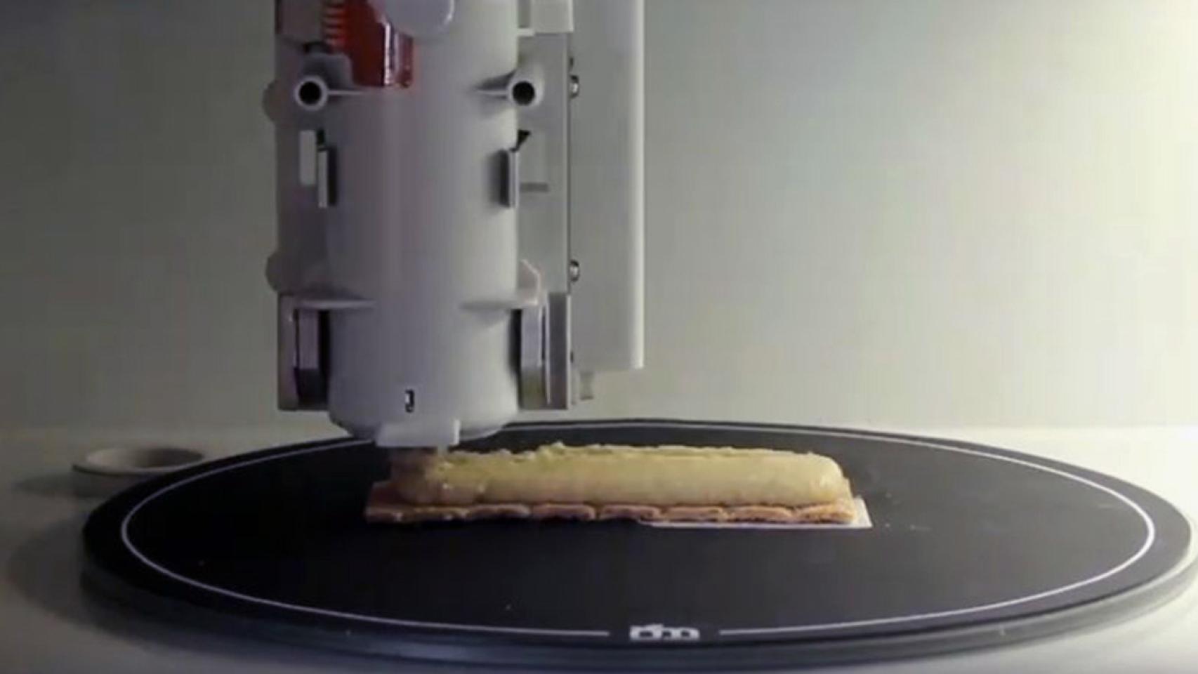 La impresora 3D de alimentos es una parte esencial del proyecto.