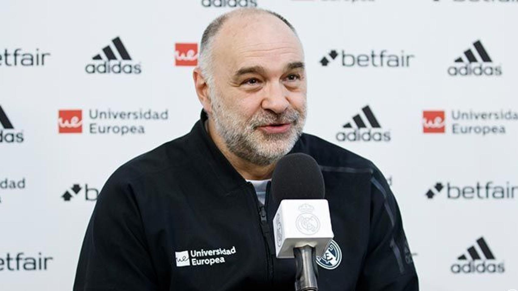 Pablo Laso, en rueda de prensa