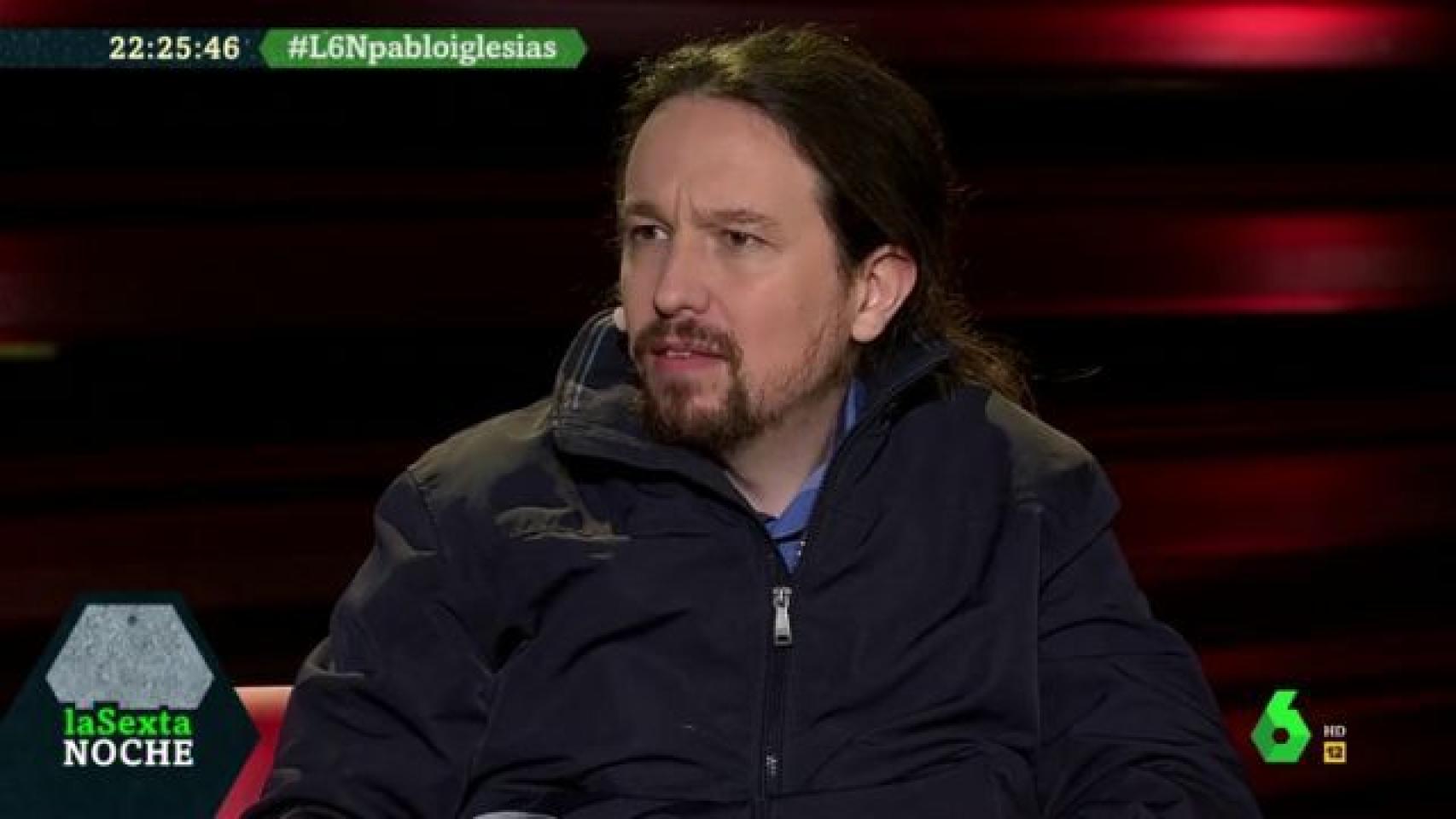 Pablo Iglesias en 'laSexta Noche'.