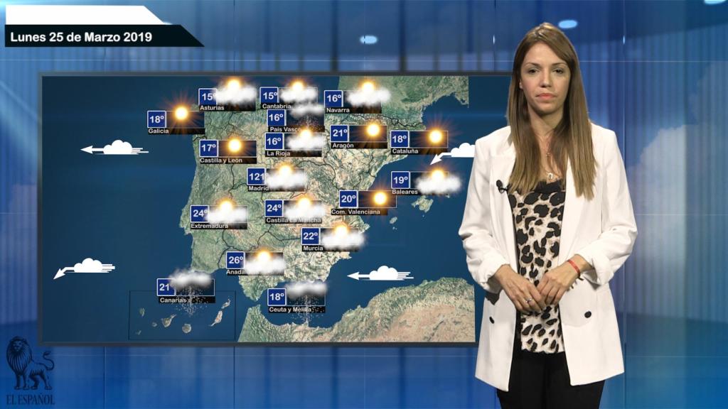 El tiempo: pronóstico para el lunes 25 de marzo