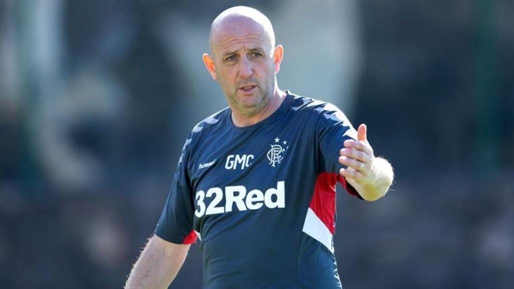 Gary McAllister, técnico asistente del Rangers de Glasgow. Foto: rangers.co.uk