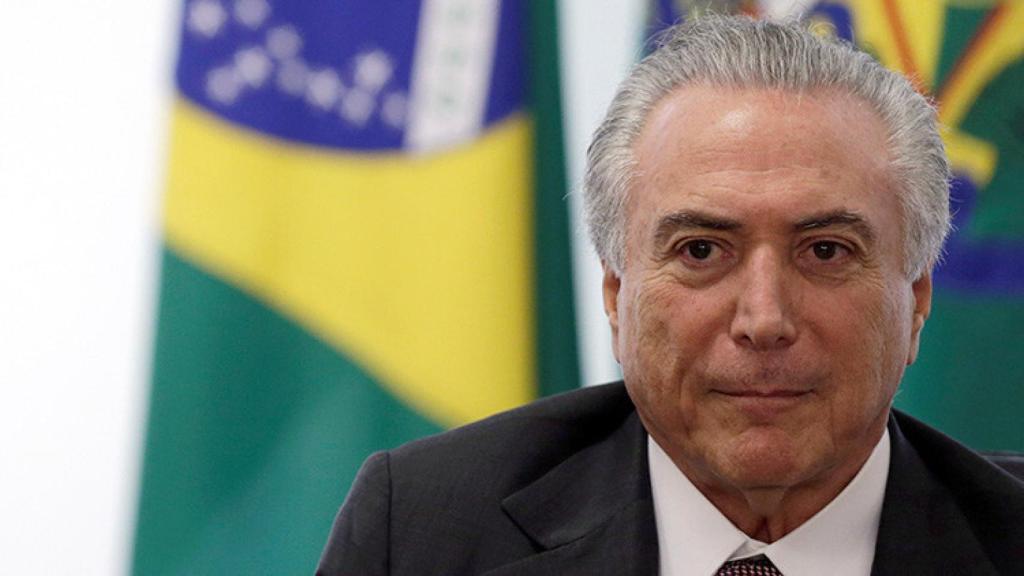 Michel Temer, expresidente de Brasil.