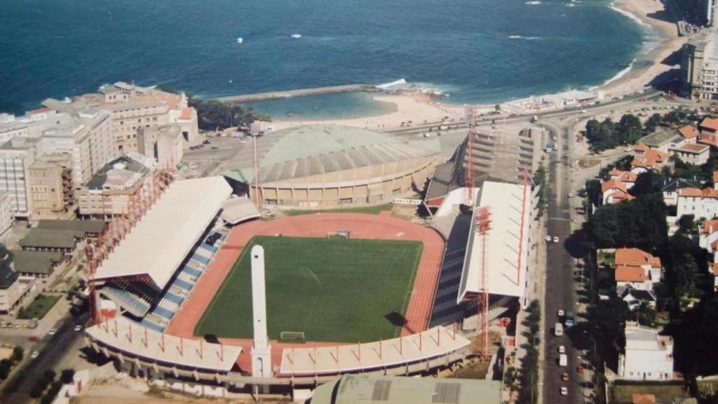 Estado de Riazor en la decada de los 80.