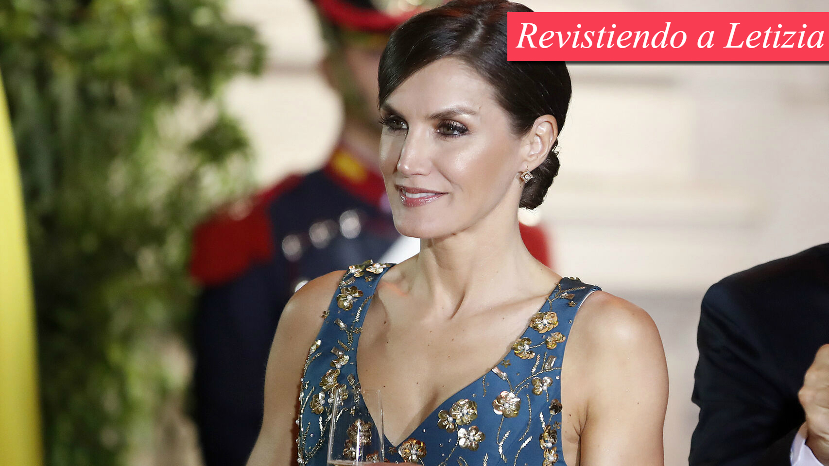 Letizia, en la cena de gala en los anfitriones argentinos.