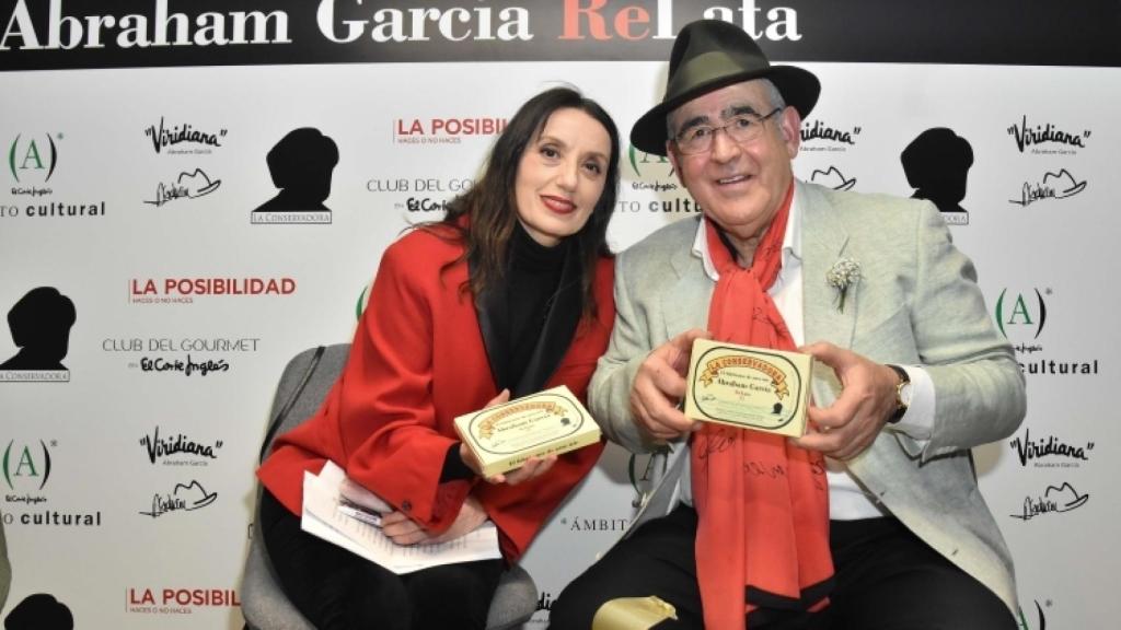 Abraham García y Luz Casal en la presentación de 'ReLata'