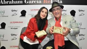 Abraham García y Luz Casal en la presentación de 'ReLata'