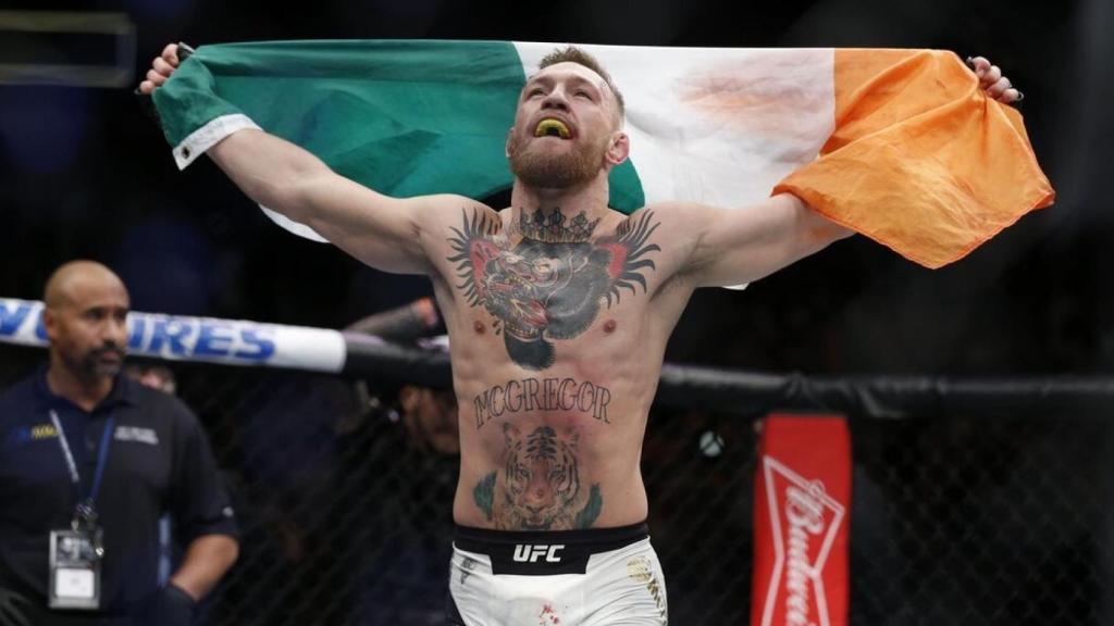 Conor McGregor tumbó a Eddie Álvarez por el título de peso ligero