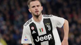 Pjanic, durante un partido de la Juventus de Turín