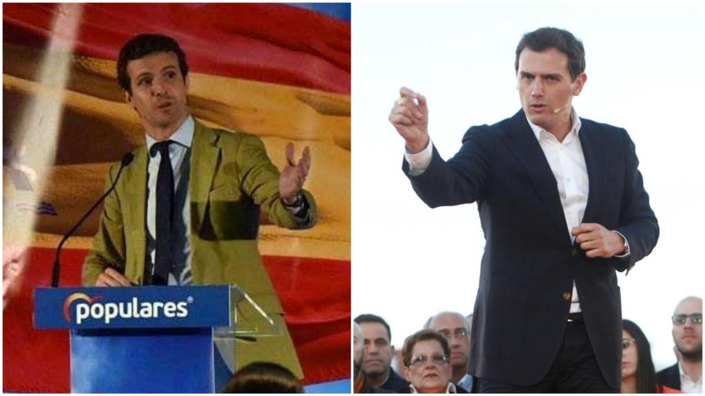 Pablo Casado el martes el Ceuta y Albert Rivera, también el martes, en La Coruña.