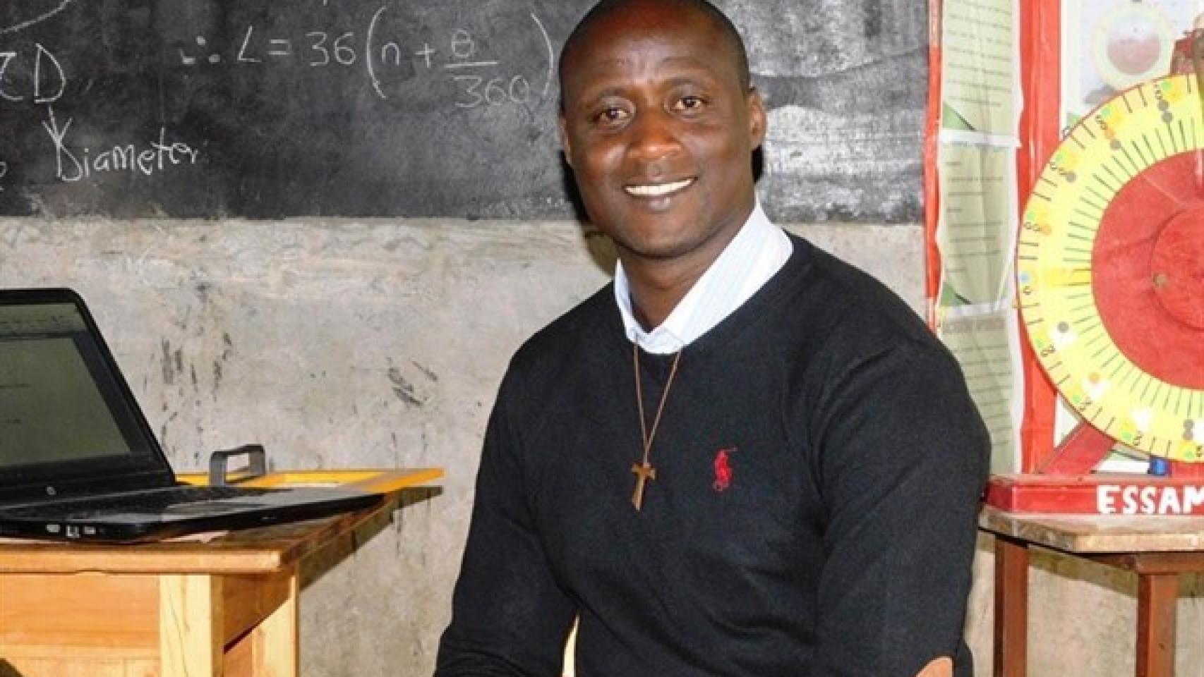 Peter Tabichi, galardonado con 'el Nobel de la educación'. Foto: Fundación Varkey