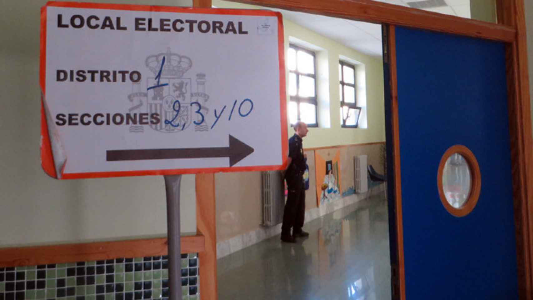 Imagen de archivo de un colegio electoral en Zamora en las elecciones autonómicas de 2019.