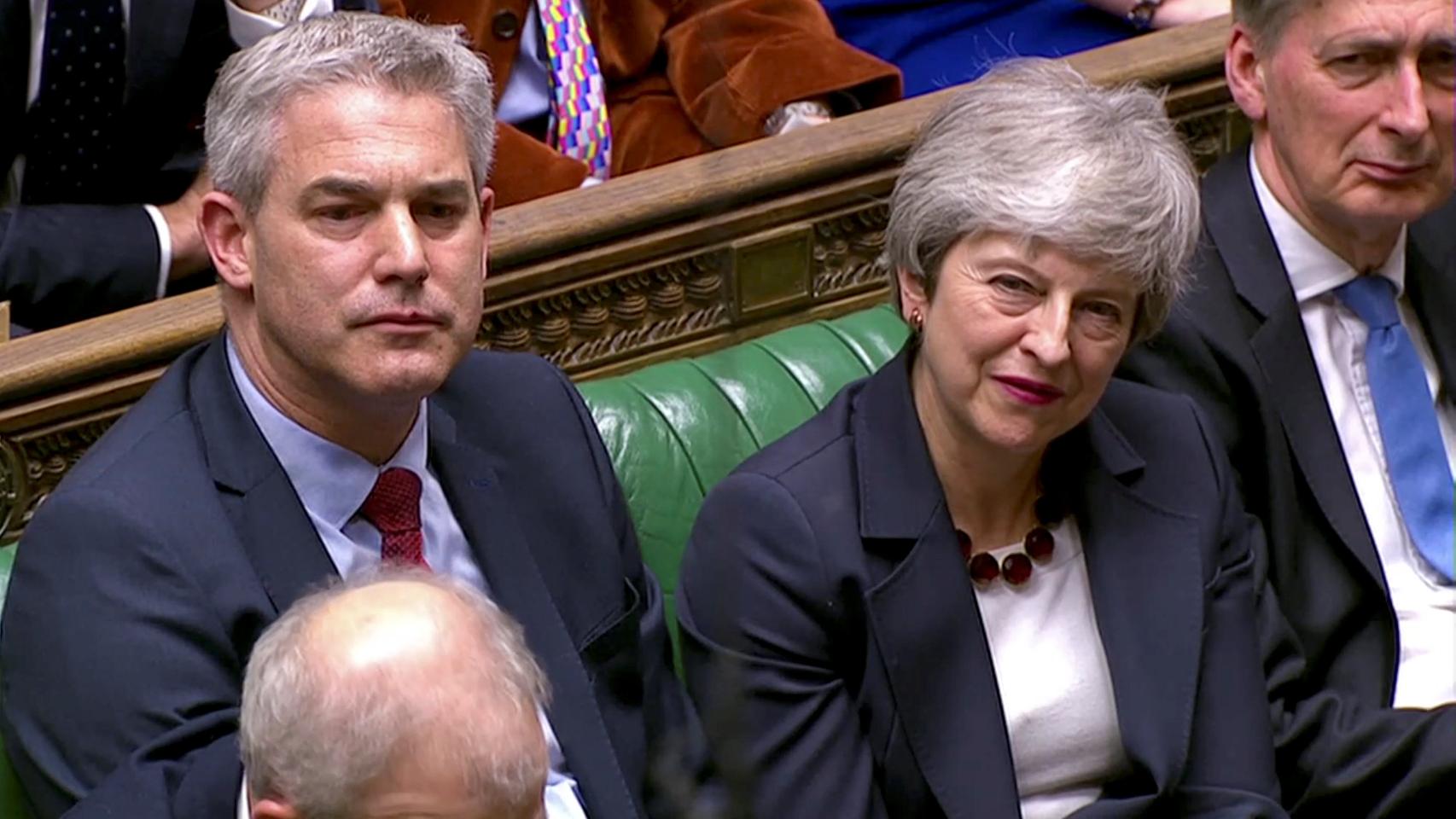 May, en el Parlamento británico