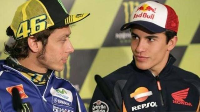 Marc Marquez y Valenti Rossi