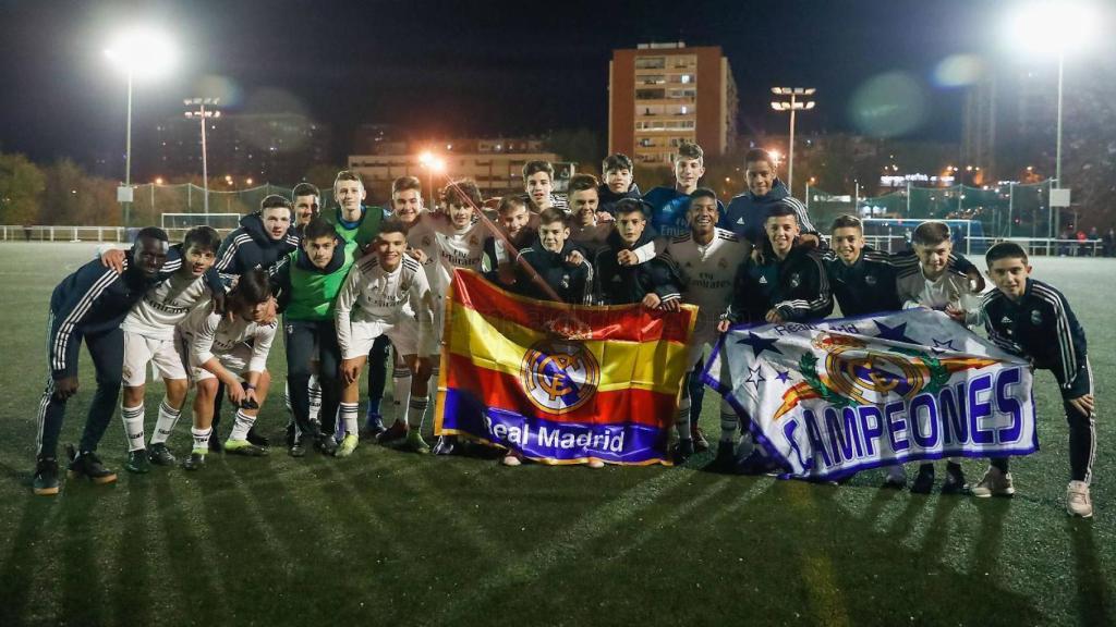 Infantil A del Real Madrid, primer campeón de la cantera en la 2018/2019