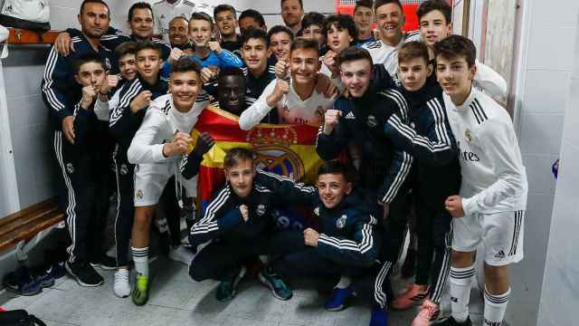 Infantil A del Real Madrid, campeón de su liga en la 2018/2019