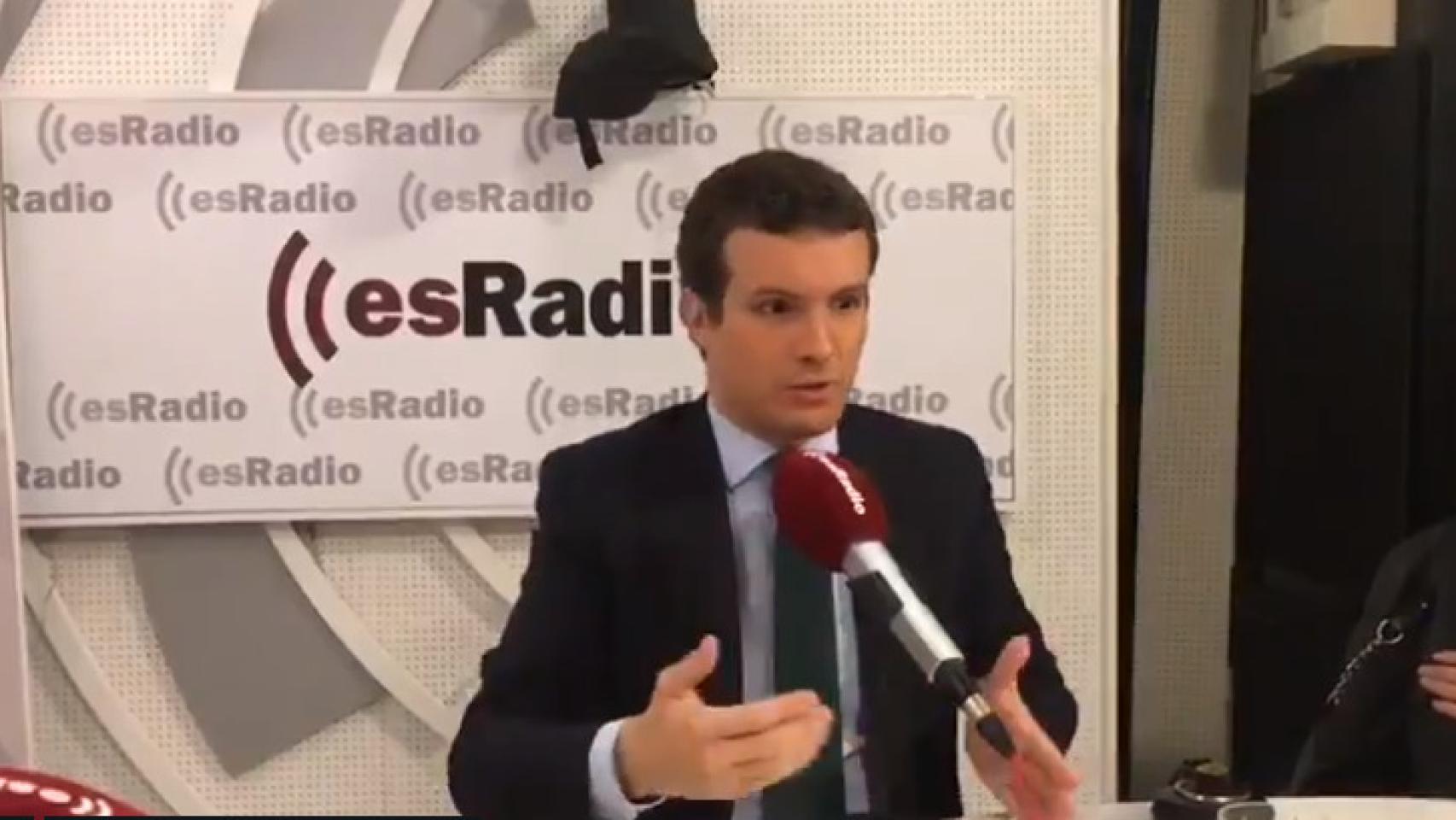 Pablo Casado en esRadio.