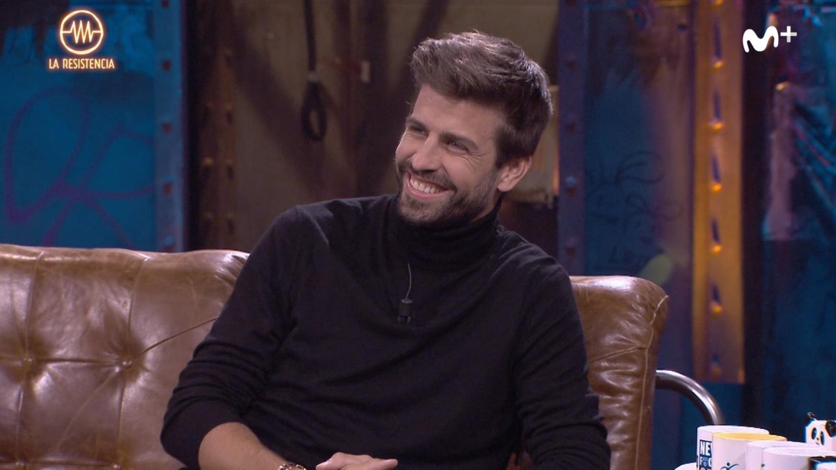 Gerard Piqué en La Resistencia. Foto: Twitter. (@LaResistencia)