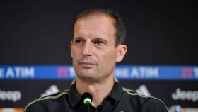Massimiliano Allegri, entrenador de la Juventus, en rueda de prensa
