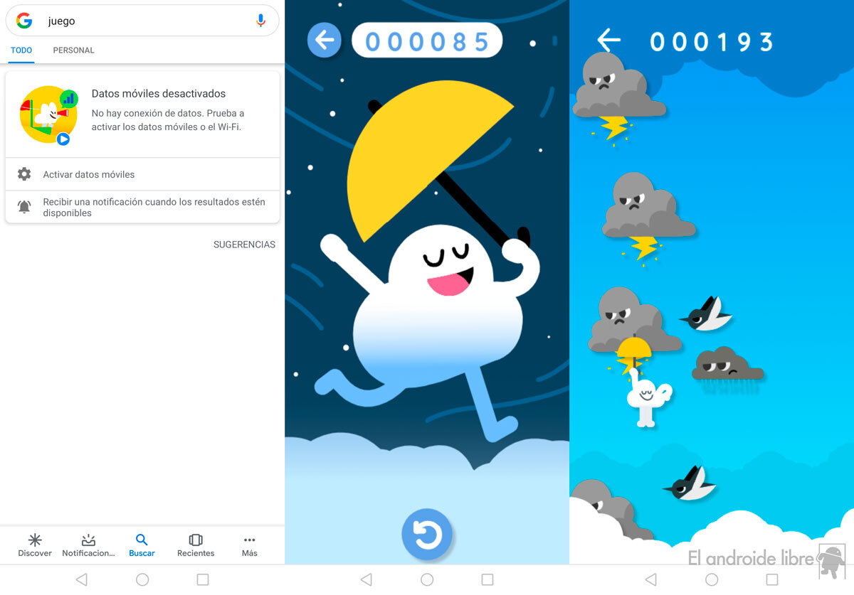 Google esconde un nuevo juego que puedes probar sin conexión