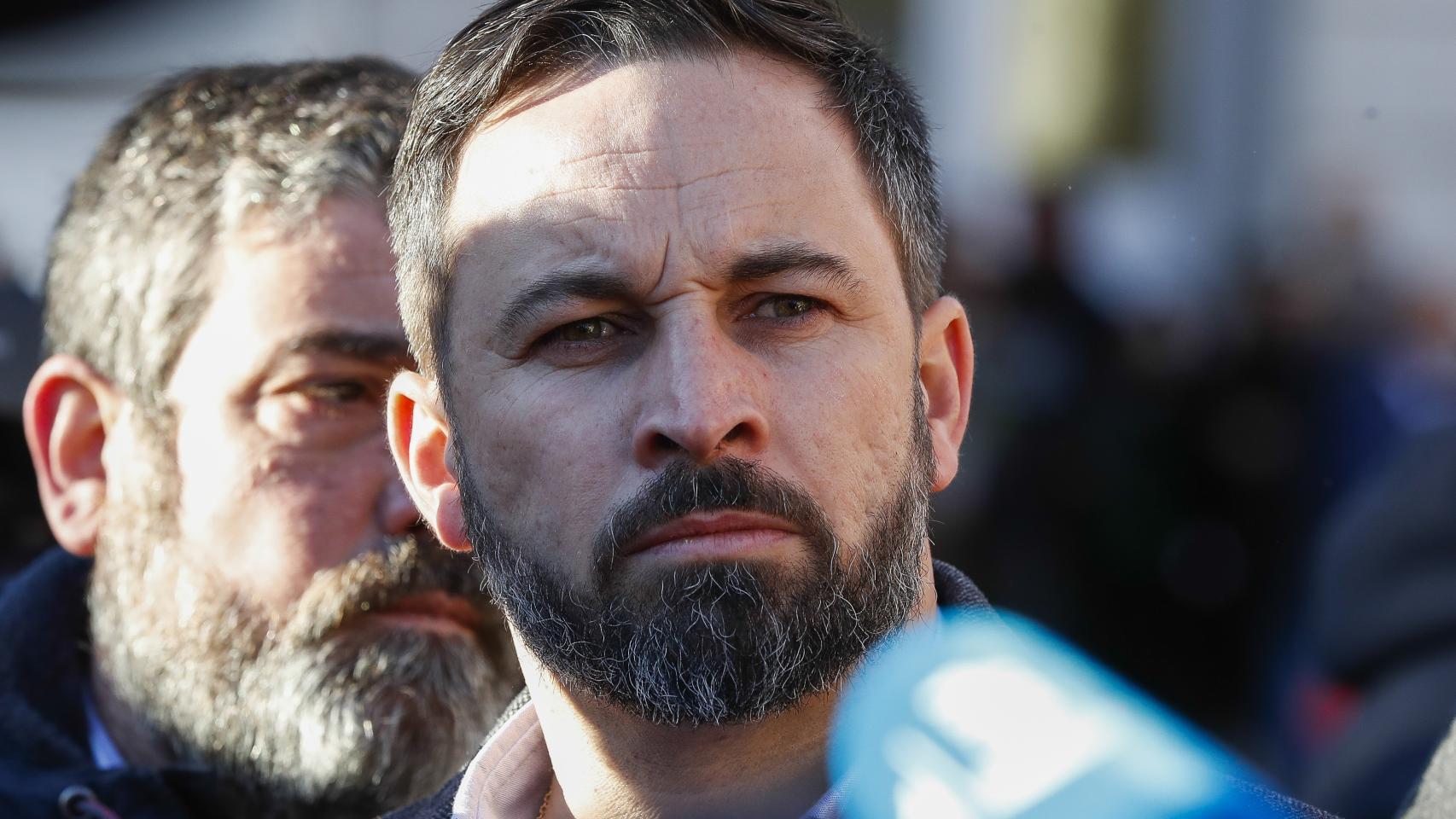 El presidente de Vox, Santiago Abascal